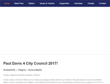 Tablet Screenshot of pauldavisward4.com